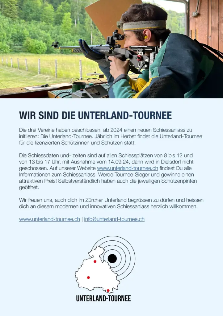 Flyer Unterland-Tournee Back Flyer Unterland-Tournee